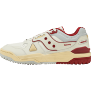 Saucony【预售】索康尼CROSS 90真皮板鞋男女同款复古休闲鞋子吴念真推荐 米红 37