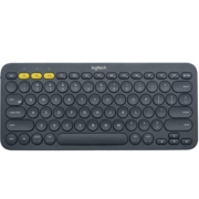 罗技（Logitech） K380多设备蓝牙键盘 安卓手机无线键盘 多彩平板电脑蓝牙无线键盘 K380办公蓝牙键盘 灰色