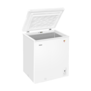 Haier/海尔冰柜家用小型103/143/203升单门迷你冰箱冷柜商用节能卧式冷藏柜冷冻柜 【推荐】143HTD 小冰柜 自带食品框