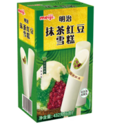 口口香浓！meiji 明治 抹茶红豆雪糕 72g*6支