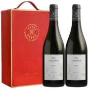 拉菲（LAFITE）红酒 源自罗斯柴尔德原瓶进口葡萄酒 拉菲雾禾山谷 梅洛干红 750ml双支礼盒装