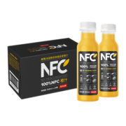 农夫山泉NFC果汁橙汁饮料 100%鲜果冷压榨橙子300ml*24瓶整箱装