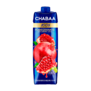 CHABAA泰国原装进口 芭提娅100%进口果汁番石榴荔枝石榴蓝莓饮料饮品 葡萄石榴蓝莓汁1L*1瓶（非100%）