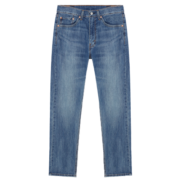 Levi's冰酷系列2023夏季505标准直筒男士蓝色牛仔裤轻薄酷爽长裤 蓝色 32/32