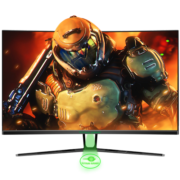 泰坦军团31.5英寸 2K高清144Hz 1ms 1500R曲面屏 A-Sync防撕裂 可壁挂 电竞游戏显示器 信仰投射灯N32SQ PLUS