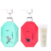 依思莲 洗发水沐浴露护发素套装（洗沐380ml*2+护发素200g）
