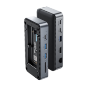 硬盘盒扩展坞M.2NVME&SATA双协议USB3.2GEN2网口HDMI4k60HZ桌面拓展坞接口 M.2NVME&SATA双协议【硬盘盒+拓展坞】