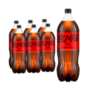 Coca-Cola 可口可乐 零度 Zero 汽水碳酸饮料 2L*6瓶 整箱装