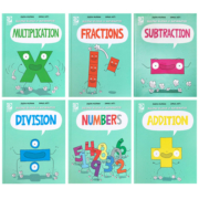 【送音频】STEM这就是数学漫画数学启蒙英文原版Building Blocks of mathematics6册畅销美国小学 数学运算物理同系列maths