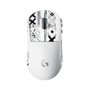 罗技（G） PRO X SUPERLIGHT无线游戏鼠标 GPW二代 狗屁王2代 电竞吃鸡宏鼠标轻量 GPW二代白色防滑贴款