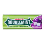 绿箭（DOUBLEMINT）无糖薄荷糖 黑加仑子味约35粒23.8g/瓶