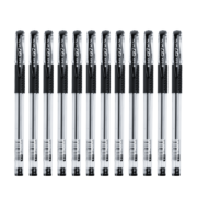 慢作 中性笔 黑色 0.5mm*60支