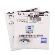 ZEISS 蔡司 新清锐系列 1.67折射率  钻立方铂金膜 2片装
