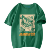 京东百亿补贴：真维斯（Jeanswest）短袖t恤 男重磅纯棉