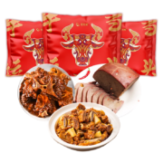 星龙港 即食牛肋排牛蝎子牛肝组合 2斤