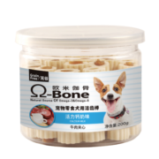 麦富迪 狗狗零食磨牙棒 成犬幼犬洁齿咬胶牛肉夹心钙奶味200g