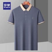 罗蒙 男士撞色翻领凉感休闲短袖Polo衫*2件 多色