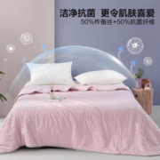 LOVO 乐蜗家纺 丝柔抗菌蚕丝夏被 150*215cm
