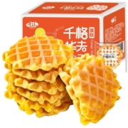 千丝千格华夫饼蛋糕点400g懒人夜宵小吃的零食品营养面包网红休闲