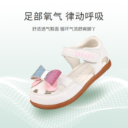 泰兰尼斯夏季新款童鞋蝴蝶结女童学步鞋婴儿防滑软底鞋子透气凉鞋