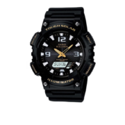 CASIO 卡西欧 Analogue指针STANDARD-MAN系列 男士太阳能腕表 AQ-S810W-1B
