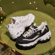 Skechers 斯凯奇 D'LITES系列 女士厚底复古运动鞋 13144