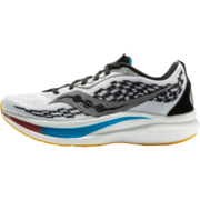 Saucony索康尼啡速2男比赛跑鞋缓震跑步鞋竞速运动鞋白黑42