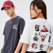 JACK&JONES 杰克琼斯 男女款潮流T恤 23101127