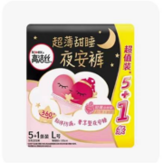 15日20点、限1000件、聚划算百亿补贴:高洁丝夜安裤安心夜用型卫生巾L6片安全甜睡裤姨妈巾