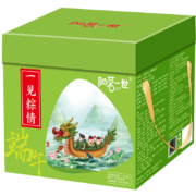 阳茗一世 粽子礼盒 1310 g含蜜枣豆沙肉粽甜粽 8粽2鸭蛋 *2件
