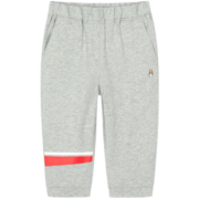 暇步士（Hush Puppies）童装男童七分裤夏季男大童时尚针织七分裤 钻石黑 150cm