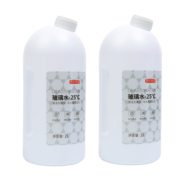 京东京造 汽车玻璃水防冻 不含甲醇去油膜雨刮水四季通用 -25度2L*2瓶装