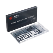 黑峡谷水墨渐变键帽PBT注塑双色适用X3/X5/i2/GK715 OEM键帽132键