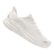 HOKA ONE ONE 女鞋克利夫顿8公路跑步鞋Clifton8网面减震耐磨透气 白色/白色 38/235mm
