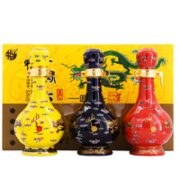 牛栏山 二锅头 经典黄龙 53度 清香型白酒 50ml*3瓶 小酒礼盒装