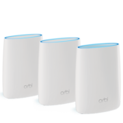美国网件（NETGEAR）orbi RBK多分身大户型别墅5G回程三频Mesh分布式千兆无线路由器 RBK53 三只装（官翻版）