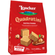 Loacker莱家夹心威化饼干休闲下午茶点心零食榛子味250g  意大利原装进口