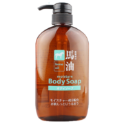 熊野油脂（HorseOil）马油沐浴露600ml 保湿柔肤沐浴液 滋润水嫩 温和清洁
