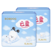 PLUS会员：BoBDoG 巴布豆 云柔系列 婴儿纸尿裤 XL44片*6件