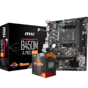 12日0点、PLUS会员、需抢券：MSI 微星 AMD 5600G 散片处理器搭微星B450M-A Pro MAX主板 板U套装