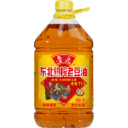 京东百亿补贴:鲁花 东北熟榨老豆油 4L