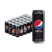 百事可乐 无糖汽水 330ml*24罐