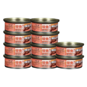 PLUS会员：aerdi 阿尔帝 红烧带鱼罐头 100g*10罐