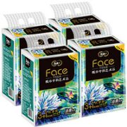 C&S 洁柔 face油画系列 抽纸 4层80抽16包（195*133mm）