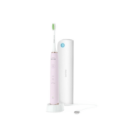 飞利浦（PHILIPS） 电动牙刷 成人声波震动情侣牙刷 配杀菌旅行盒 3种模式 HX2461/04 蔷薇粉色