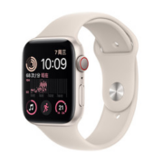 再降价、京东百亿补贴：Apple 苹果 atch SE 2022 智能手表 星光色 标配 40mm GPS款