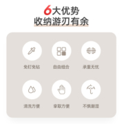 厨房洞洞板置物架收纳墙面免钉墙上塑料挂板免打孔卫生间配件挂钩