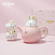 COSTA 咖世家 星空玉兔陶瓷茶具套装（一壶二杯）