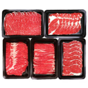 京东百亿补贴：往来白丁 澳洲原切 谷饲牛肉片 5盒1000g