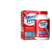 【保税发货】Move Free氨糖软骨素美国旭福进口维骨力MSM钙片益节盐酸氨基葡萄糖钙片中老年通风 【蓝瓶80粒】 伤后修复  效期25年10月左右